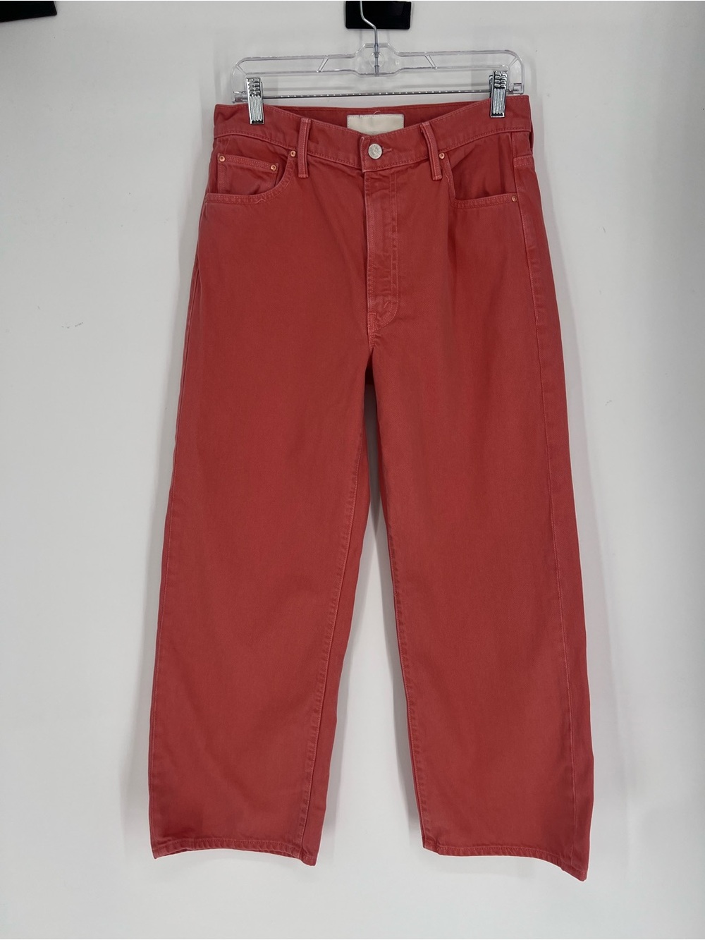 Mother The Dodger Ankle Jeans in Hit The Hay Pink 30